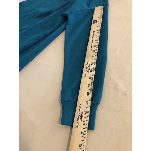 Mondetta Lady Scuba Sweatshirt Long Sleeves Large Crew Neck Verdigris Color - Picture 6 of 8